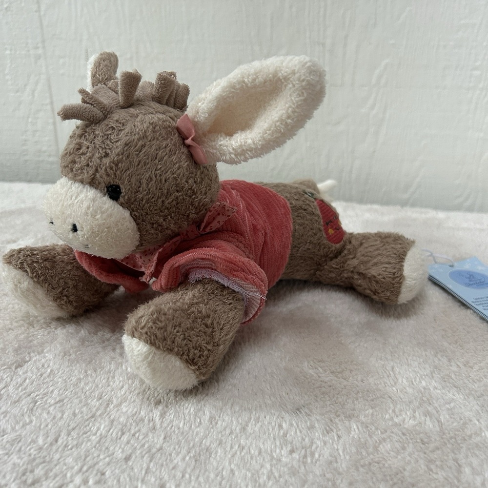 Sterntaler Germany Stuffed Animal Plush Musical NWT Emmily Donkey Wind Up Rare